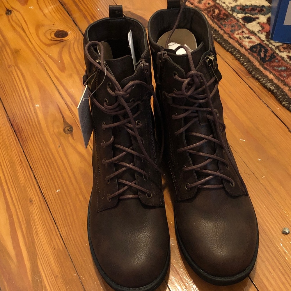 Brown Heeled Boots